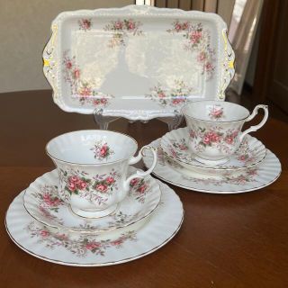 ロイヤルアルバート(ROYAL ALBERT)の【英国ビンテージ】ロイヤルアルバート ★ラベンダーローズ★Tea for two(食器)