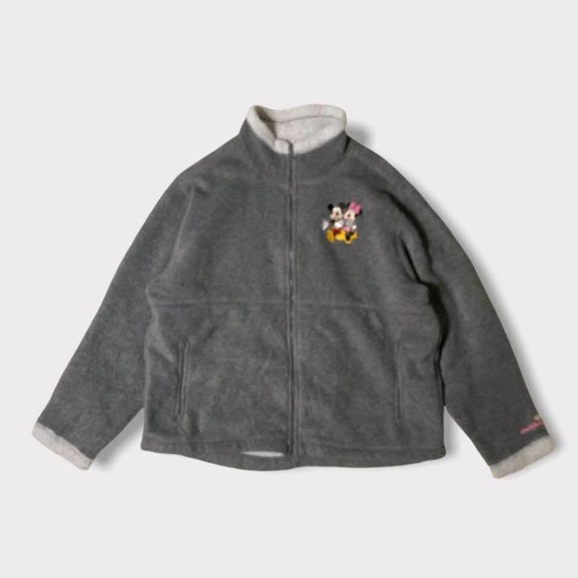 “Disney” Fleece Jacket / ミッキー 刺繍