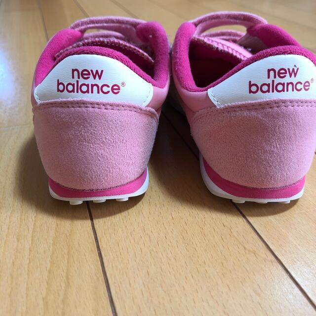 New Balance(ニューバランス)のニューバランス　スニーカー　キッズ　19.5cm ピンク キッズ/ベビー/マタニティのキッズ靴/シューズ(15cm~)(スニーカー)の商品写真