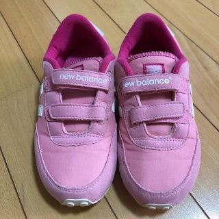 ニューバランス(New Balance)のニューバランス　スニーカー　キッズ　19.5cm ピンク(スニーカー)