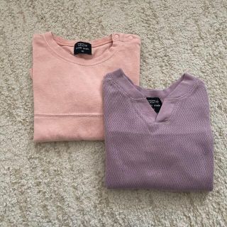 プティマイン(petit main)のプティマイン　春服　薄手長袖　2枚セット　90(Tシャツ/カットソー)