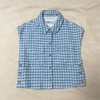 ZARA - ZARA ツイード ベストの通販 by nyan's shop|ザラならラクマ