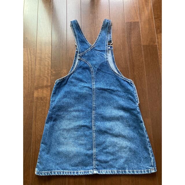 ZARA(ザラ)のZARA サイズ10 デニムワンピース キッズ/ベビー/マタニティのキッズ服女の子用(90cm~)(スカート)の商品写真