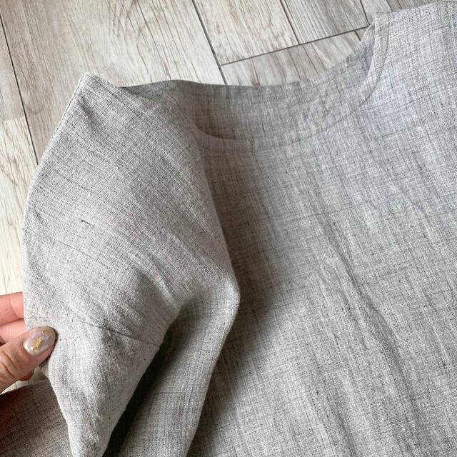 KAZUYUKI KUMAGAI ATTACHMENT(カズユキクマガイアタッチメント)の【KAZUYUKI KUMAGAI】リネン　コットン　カットソー　size 2 メンズのトップス(Tシャツ/カットソー(半袖/袖なし))の商品写真