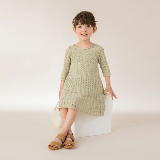 petit main(プティマイン)の【新品タグ付き】 petit main ワンピース Ｍサイズ キッズ/ベビー/マタニティのキッズ服女の子用(90cm~)(ワンピース)の商品写真