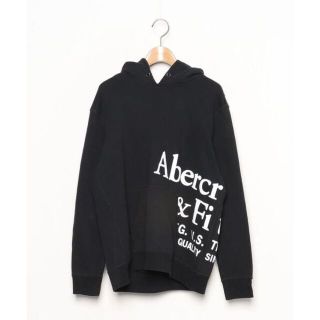 アバクロンビーアンドフィッチ(Abercrombie&Fitch)のアバークロンビーアンドフィッチ ビッグロゴ プリント プルオーバー パーカー/S(パーカー)