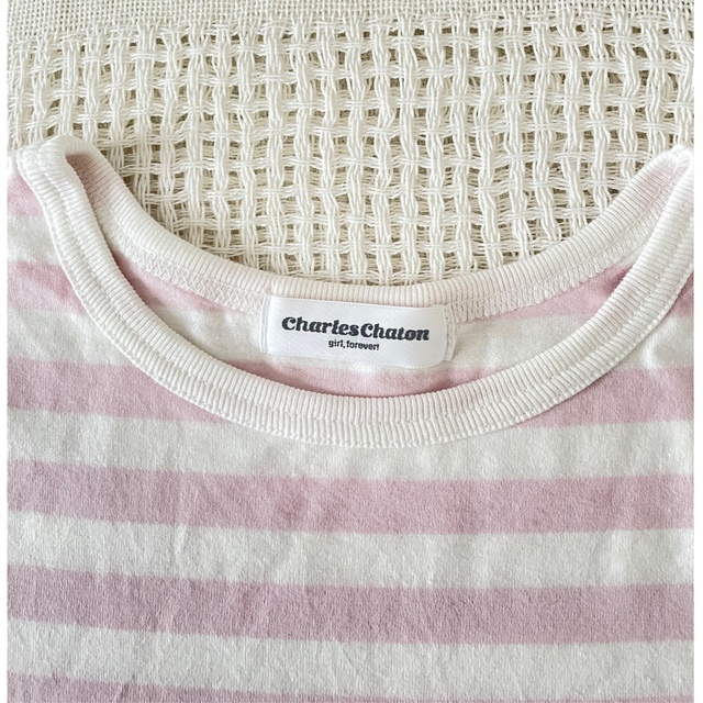 Charles Chaton(シャルルシャトン)のcharles chaton french border t-shirts レディースのトップス(Tシャツ(長袖/七分))の商品写真