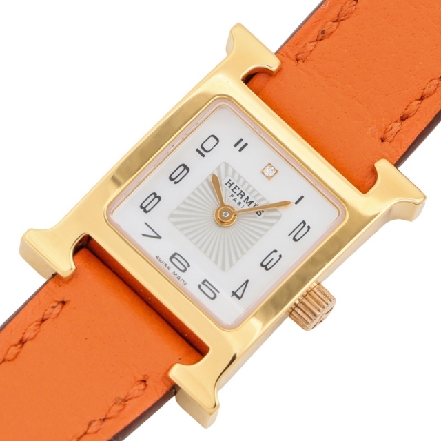 H - エルメス HERMES Hウォッチ 腕時計 レディース【中古】の通販 by