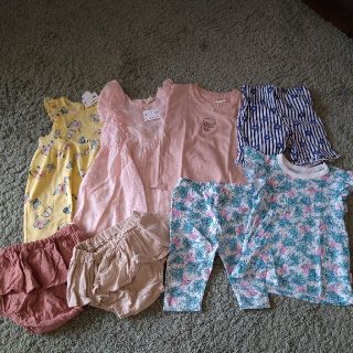 エイチアンドエム(H&M)の☆ミンナツ様専用☆【新品もあり】夏服子供服8点セット　80センチ(その他)