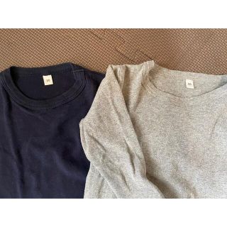 ムジルシリョウヒン(MUJI (無印良品))の無印カットソー　80cm ２枚セット(シャツ/カットソー)