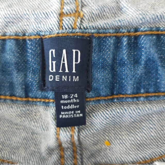 babyGAP(ベビーギャップ)のベビーギャップ　女の子　デニム　18-24ヶ月 キッズ/ベビー/マタニティのベビー服(~85cm)(ワンピース)の商品写真