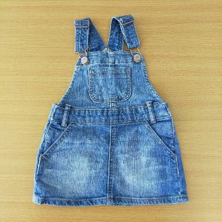 ベビーギャップ(babyGAP)のベビーギャップ　女の子　デニム　18-24ヶ月(ワンピース)