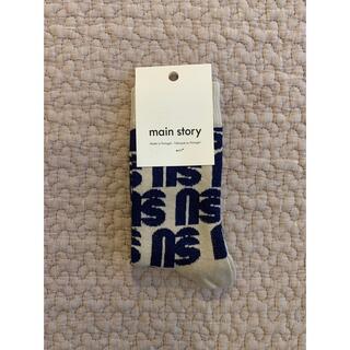 22SS Main Story Socks/Oat(靴下/タイツ)