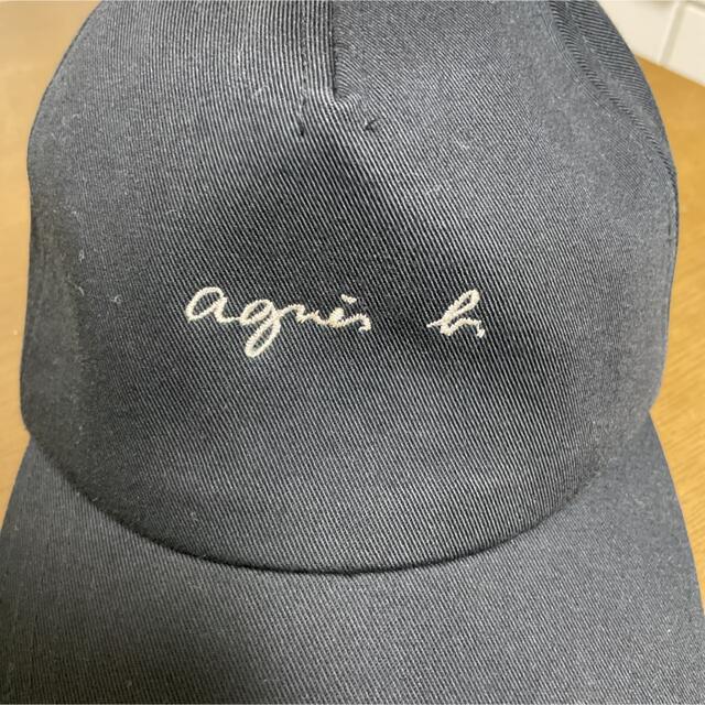 agnes b.(アニエスベー)の【美品】agnes b. アニエスベー ロゴ キャップ 帽子 レディースの帽子(キャップ)の商品写真