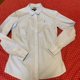 トミーヒルフィガー(TOMMY HILFIGER)のトミーヒルフィガー ストライプシャツ  美品(シャツ/ブラウス(長袖/七分))