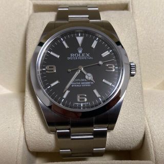 ロレックス(ROLEX)のアヤ様専用　エクスプローラー　214270　ブラックアウト　2014年(腕時計(アナログ))