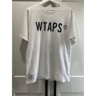 ダブルタップス(W)taps)のwtaps tシャツ　ホワイト　ロゴT 02 M(Tシャツ/カットソー(半袖/袖なし))