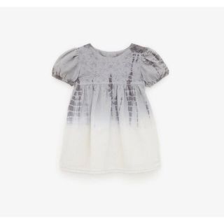 ザラ(ZARA)のZARA Baby タイダイ染　ワンピース　パフスリーブ(ワンピース)