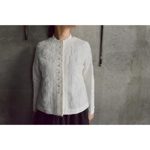 レア susuri Bolt In Shirt Jacket White