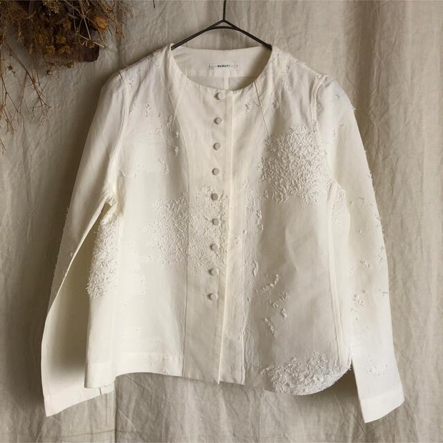 レア susuri Bolt In Shirt Jacket White 1