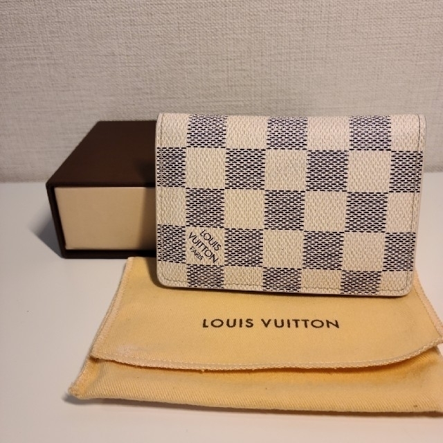 LOUIS VUITTON(ルイヴィトン)のルイヴィトン　ダミエ　カードケース レディースのファッション小物(名刺入れ/定期入れ)の商品写真