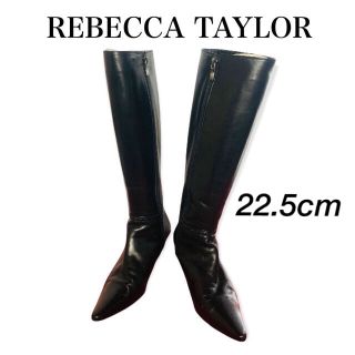 レベッカテイラー(Rebecca Taylor)の美品 レベッカテイラー レザー ロング ブーツ サイズ22 1/2 (ブーツ)