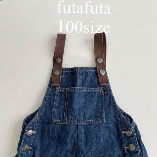 フタフタ(futafuta)のfutafuta フタフタ デニムサロペット ハーフ丈 半ズボン 100(パンツ/スパッツ)