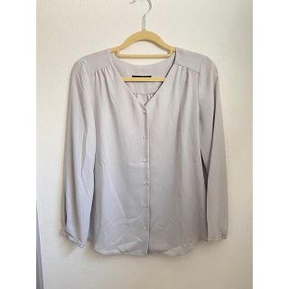 ユナイテッドアローズグリーンレーベルリラクシング(UNITED ARROWS green label relaxing)のGREEN LABEL RELAXING シフォンブラウス　Vネックブラウス(シャツ/ブラウス(長袖/七分))