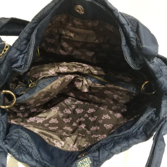 ANNA SUI(アナスイ)のアナスイ トートバッグ美品  - ネイビー レディースのバッグ(トートバッグ)の商品写真