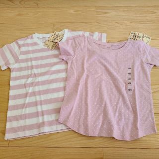 ムジルシリョウヒン(MUJI (無印良品))の無印良品　半袖トップス100cm(Tシャツ/カットソー)