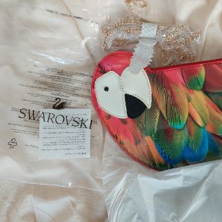 スワロフスキー(SWAROVSKI)のSWAROVSKI スワロフスキー オウムポーチ(ポーチ)