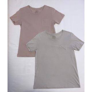 ムジルシリョウヒン(MUJI (無印良品))の＊ 無印良品　クルーネックTシャツ Mサイズ 2枚set ＊(Tシャツ(半袖/袖なし))