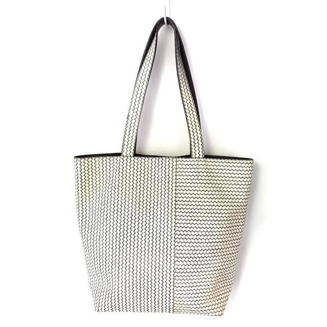 ヒロコハヤシ トートバッグ - 白×黒 レディースのバッグ(トートバッグ)の商品写真