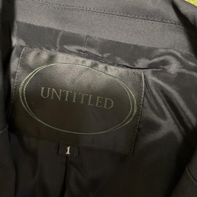 UNTITLED(アンタイトル)の３０日限定価格！美品！アンタイトル！素敵な黒色ジャケット レディースのジャケット/アウター(テーラードジャケット)の商品写真