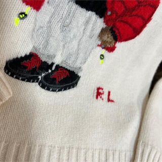 POLO RALPH LAUREN ラルフローレン セーター ベア オフホワイト elc.or.jp