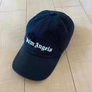 オフホワイト(OFF-WHITE)のPALM ANGELS CLASSIC LOGO CAP  ブラック(キャップ)