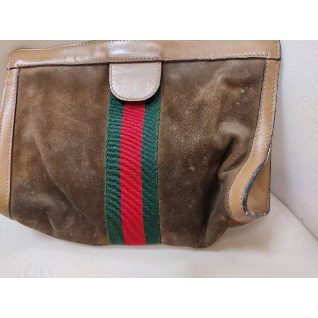 old GUCCI シェリーライン Vintage 鞄 グッチ クラッチバッグ