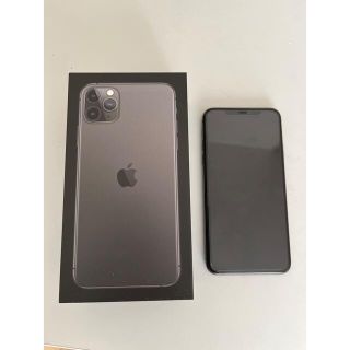 アイフォーン(iPhone)のiPhone11 Pro Max 64GB スペースグレイ(背面傷あり)(スマートフォン本体)