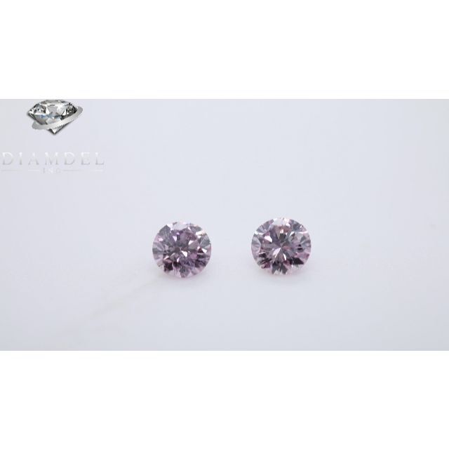 ROUNDクラリティピンクダイヤモンドルース/ F.P.PINK/0.090 / 0.091 ct.