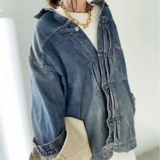 アパルトモンドゥーズィエムクラス(L'Appartement DEUXIEME CLASSE)のアパルトモン　STAMMBAUM　OVERSIZE DENIM JACKET(Gジャン/デニムジャケット)