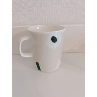 マリメッコ(marimekko)のマリメッコ マグカップ 250ml ウニッコ ベージュ×ダークグリーン×ホワイト(食器)