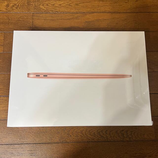 スマホ/家電/カメラMacBook Air 13.3 M1 MGN63J/A ゴールド 新品 未開封