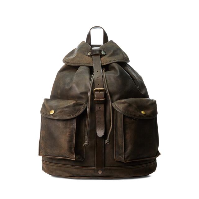 プレゼントを選ぼう! 新品 Ralph - RRL Lauren リュックサック レザー