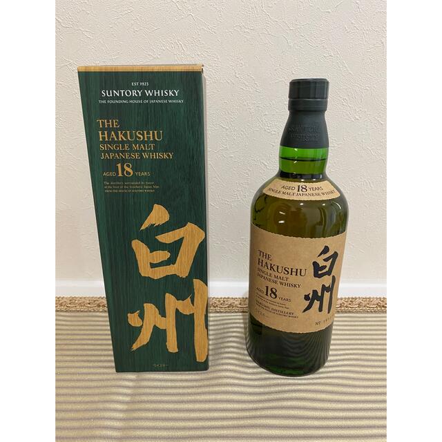 サントリー(サントリー)の白州18年 新品未開封 箱付きです。  食品/飲料/酒の酒(ウイスキー)の商品写真