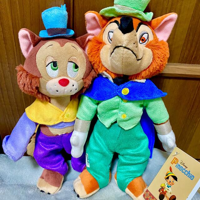 キャラクターグッズ ディズニー ピノキオ ヴィランズ ファウルフェロー ギデオン ぬいぐるみ