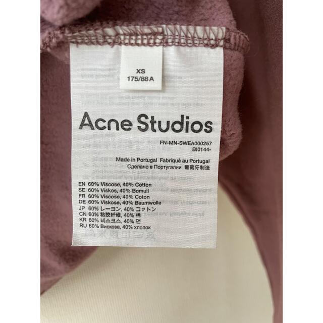 ACNE(アクネ)の定価36300Acne fultonリバースロゴスウェットXS メンズのトップス(スウェット)の商品写真