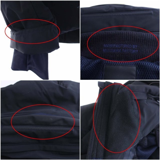 DESCENTE(デサント)のデサント オルテライン STORM 水沢ダウン ダウンジャケット M 紺 メンズのジャケット/アウター(ダウンジャケット)の商品写真