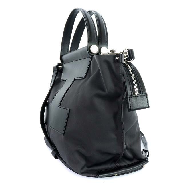 イアクッチ ハンドバッグ ショルダーバッグ 2way ナイロン レザー グレー レディースのバッグ(ハンドバッグ)の商品写真