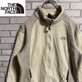 ザノースフェイス(THE NORTH FACE)の90s 古着 ノースフェイス 刺繍ロゴ フリース ビッグシルエット ゆるだぼ(ブルゾン)