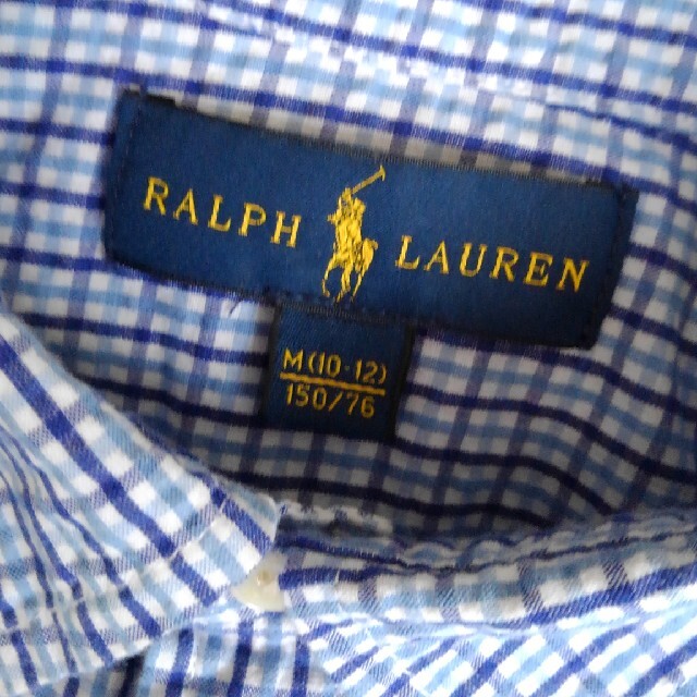 Ralph Lauren(ラルフローレン)のラルフローレン【Used】長袖シャツ,150サイズ キッズ/ベビー/マタニティのキッズ服男の子用(90cm~)(ブラウス)の商品写真